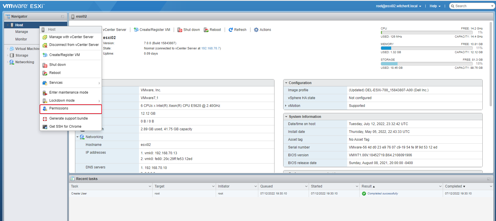 VMware Lockdown Mode WitcherIT