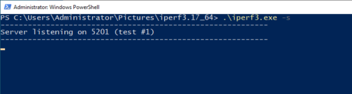 Medir el bandwidth entre dos servidores usando iPerf3 en Windows ...