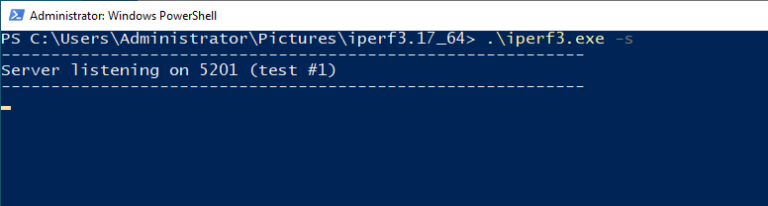 Medir el bandwidth entre dos servidores usando iPerf3 en Windows ...